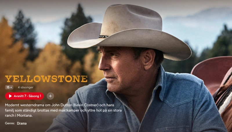 yellowstone rollista
