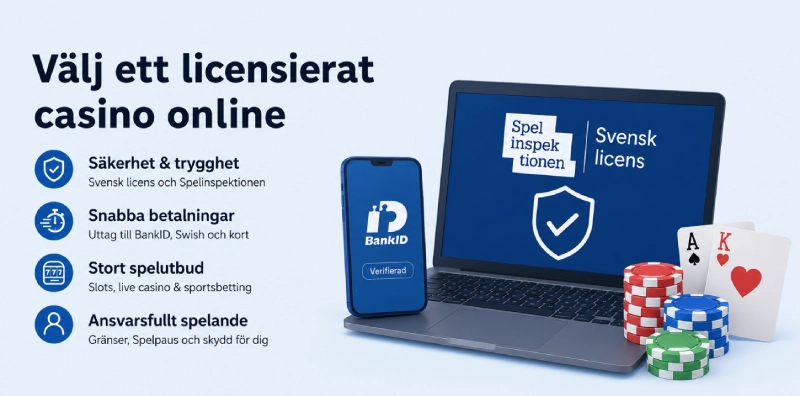licensierat casino